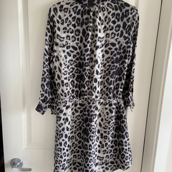 Babaton leopard silk dress - Picture 3 of 4